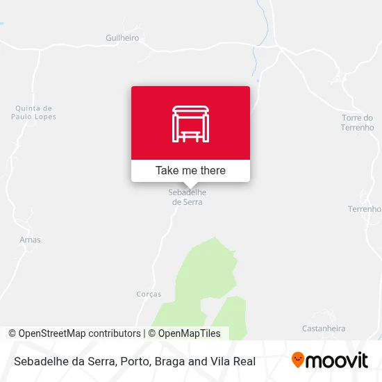 Sebadelhe da Serra map