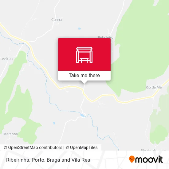 Ribeirinha map