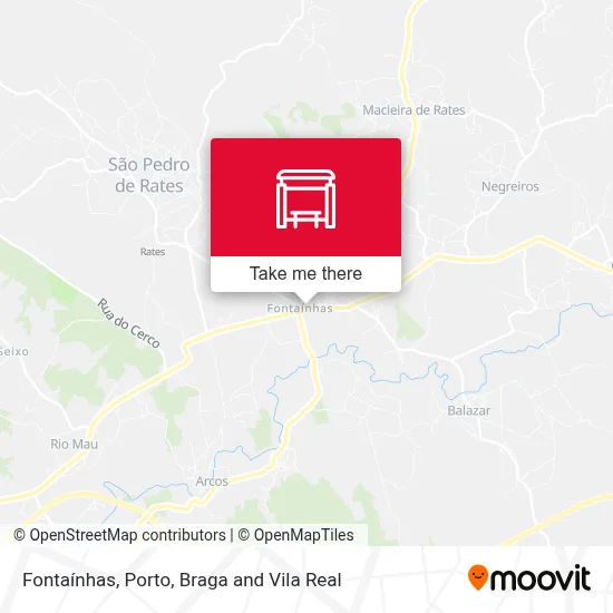 Fontaínhas map