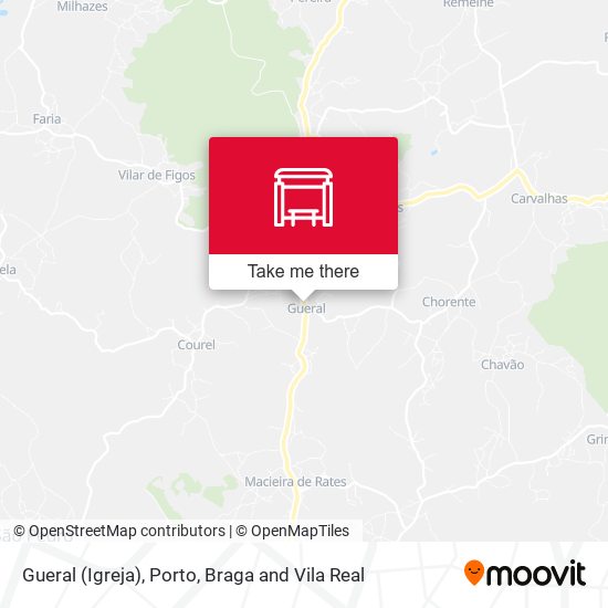 Gueral (Igreja) mapa