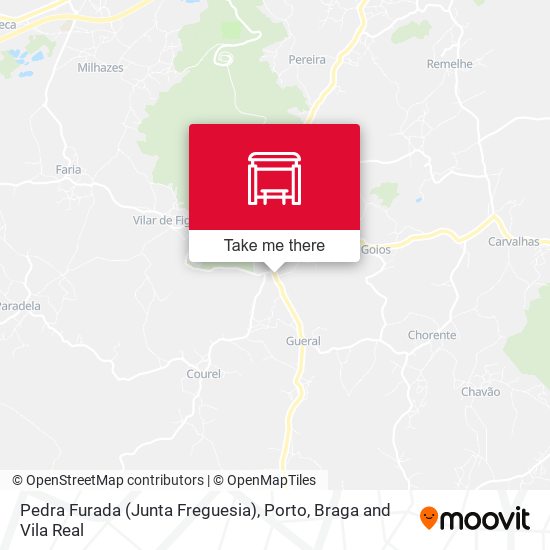 Pedra Furada (Junta Freguesia) map
