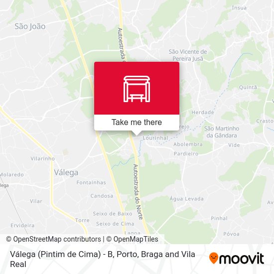 Válega (Pintim de Cima) - B mapa
