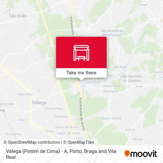Válega (Pintim de Cima) - A mapa