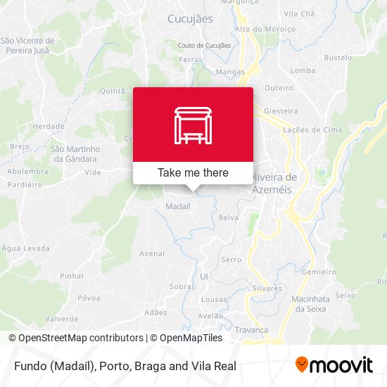 Fundo (Madaíl) mapa