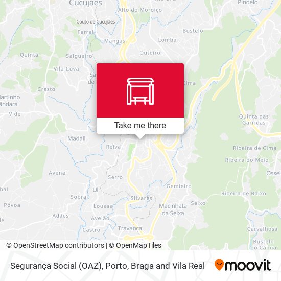 Segurança Social (OAZ) mapa