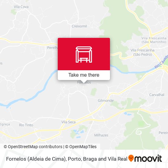 Fornelos (Aldeia de Cima) mapa