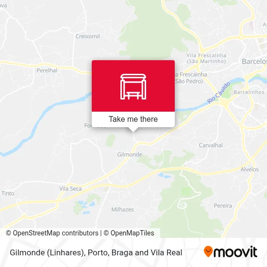 Gilmonde (Linhares) map