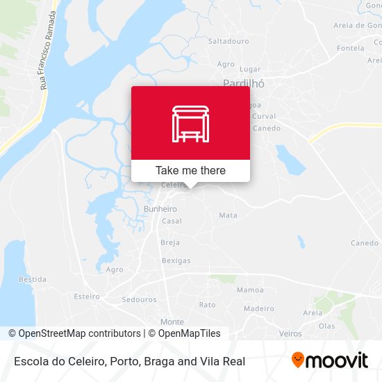 Escola do Celeiro mapa