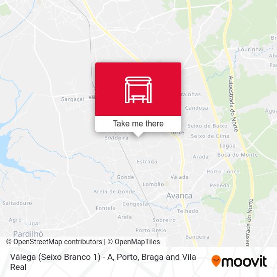 Válega (Seixo Branco 1) - A map