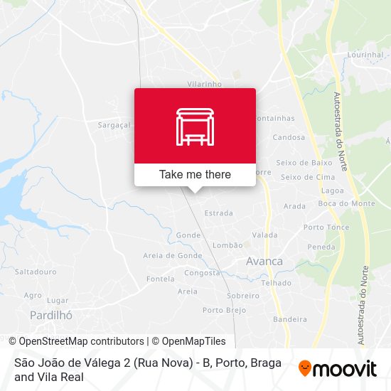 São João de Válega 2 (Rua Nova) - B map