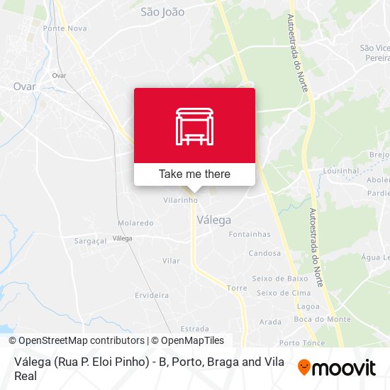 Válega (Rua P. Eloi Pinho) - B map