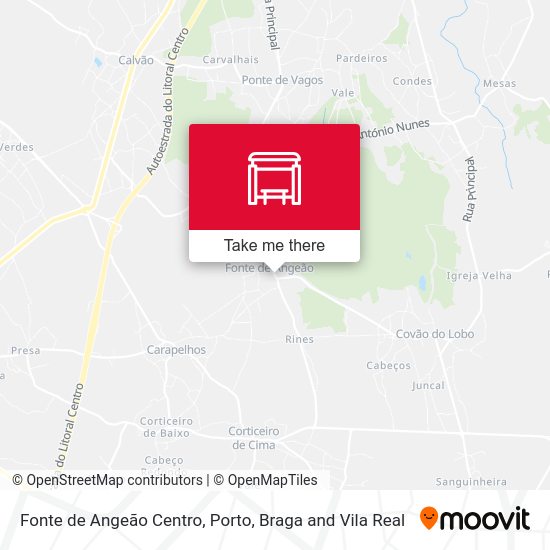 Fonte de Angeão Centro map