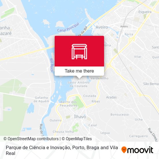 Parque de Ciência e Inovação map