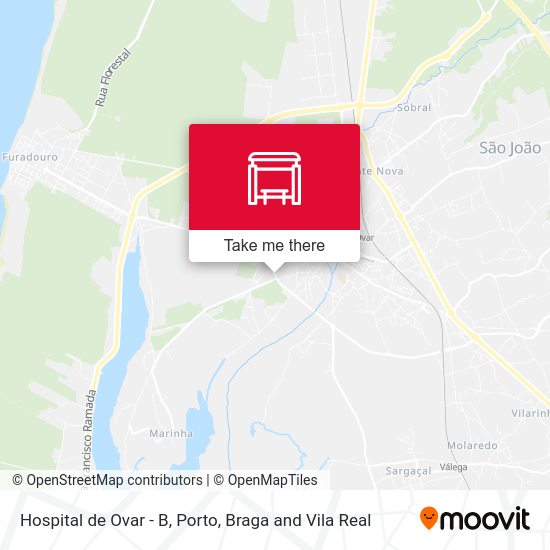 Hospital de Ovar - B mapa