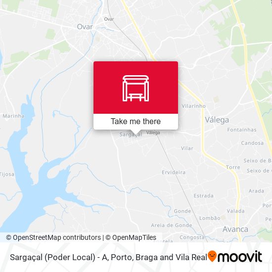 Sargaçal (Poder Local) - A mapa