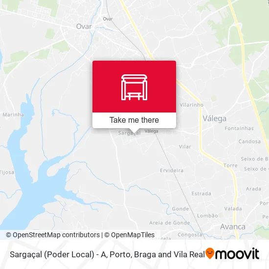 Sargaçal (Poder Local) - A map