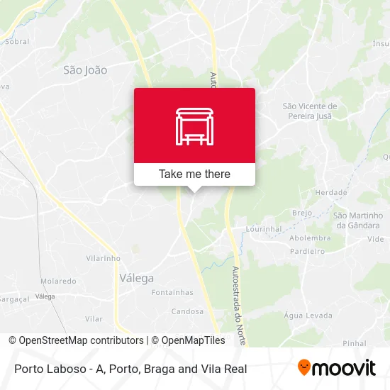 Porto Laboso - A map