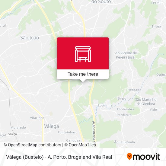 Válega (Bustelo) - A mapa