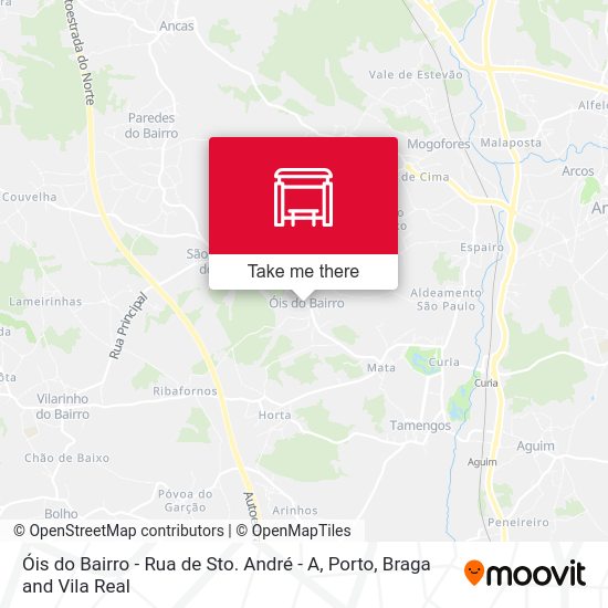 Óis do Bairro - Rua de Sto. André - A map