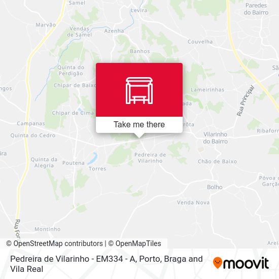 Pedreira de Vilarinho - EM334 - A map