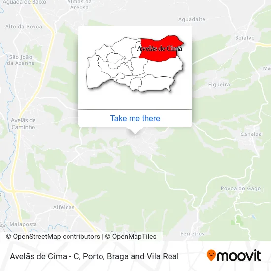 Avelãs de Cima - C map
