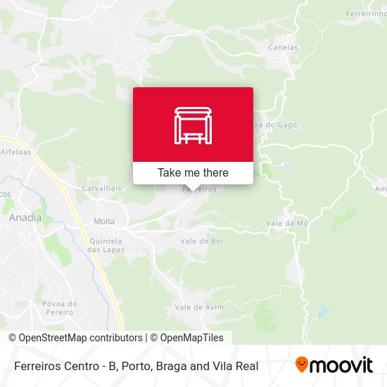 Ferreiros Centro - B mapa