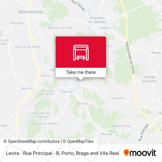 Levira - Rua Principal - B mapa