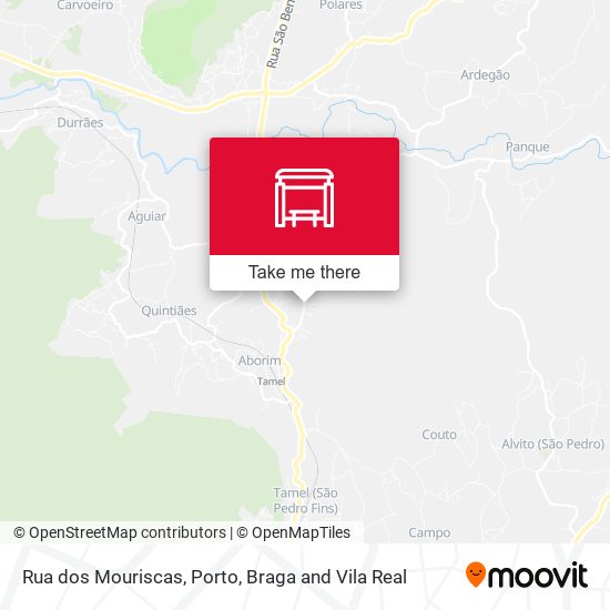 Rua dos Mouriscas mapa
