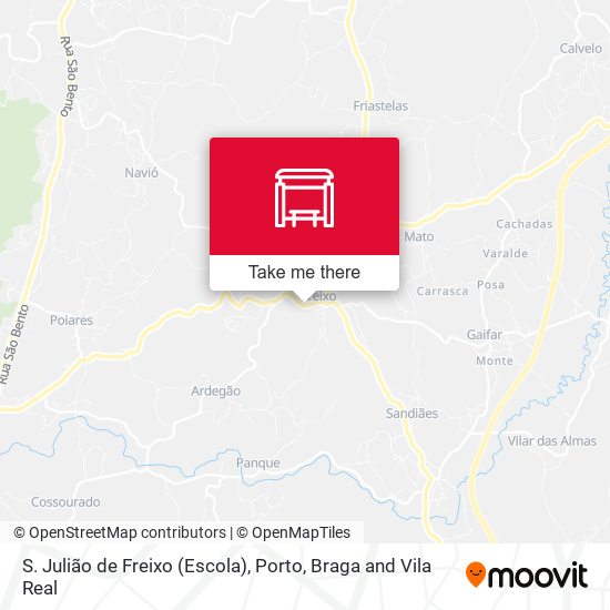 S. Julião de Freixo (Escola) map