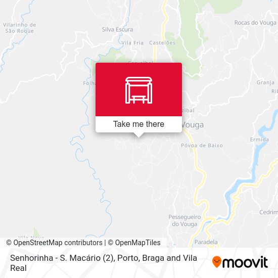 Senhorinha - S. Macário (2) map