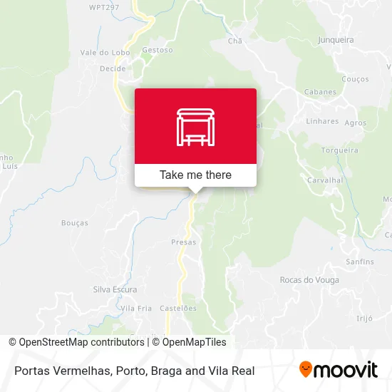Portas Vermelhas map