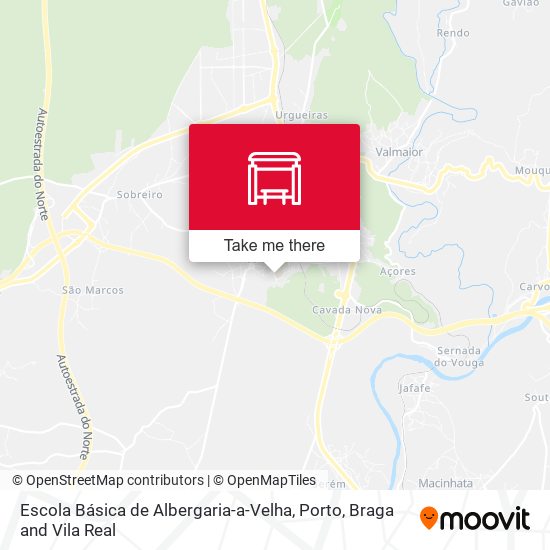 Escola Básica de Albergaria-a-Velha map