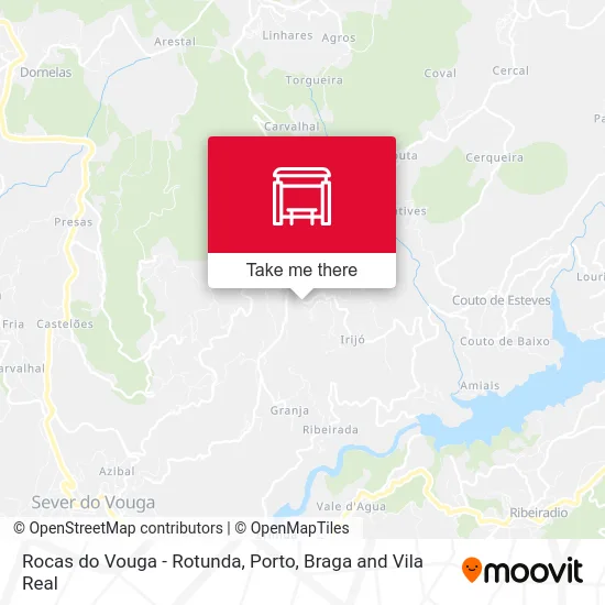 Rocas do Vouga - Rotunda map
