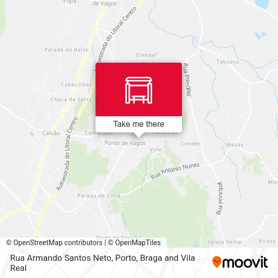Rua Armando Santos Neto map
