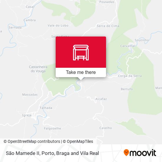 São Mamede II mapa