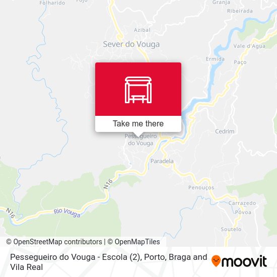 Pessegueiro do Vouga - Escola (2) map
