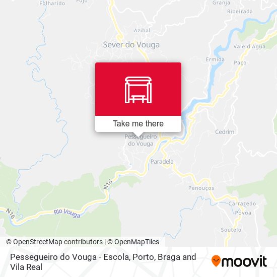 Pessegueiro do Vouga - Escola map