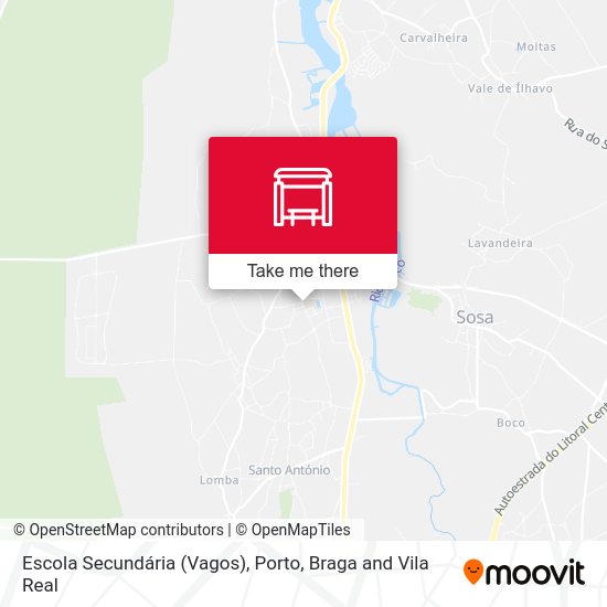 Escola Secundária (Vagos) mapa