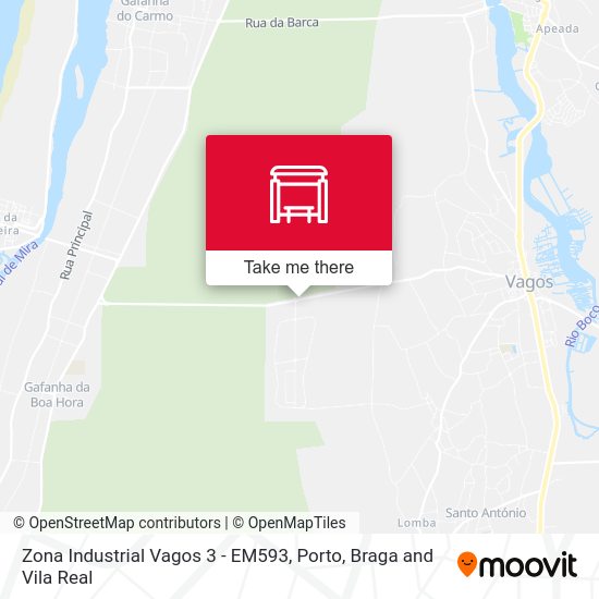Zona Industrial Vagos 3 - EM593 mapa
