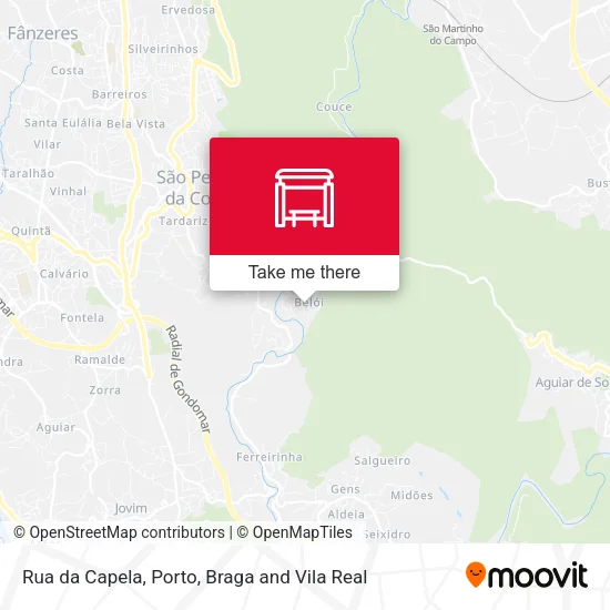 Rua da Capela map