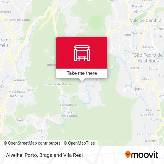 Alvelhe map