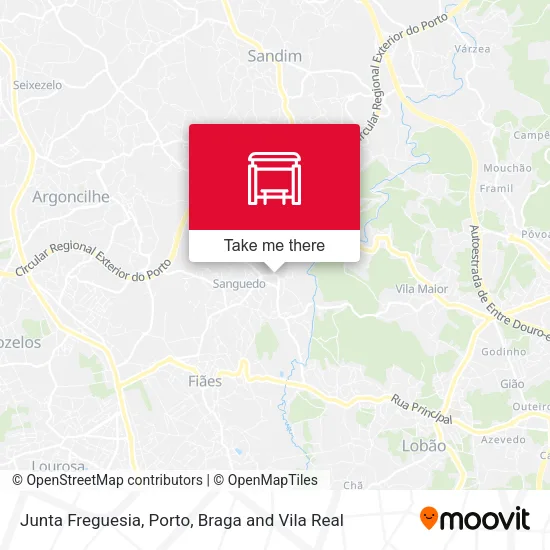 Junta Freguesia map