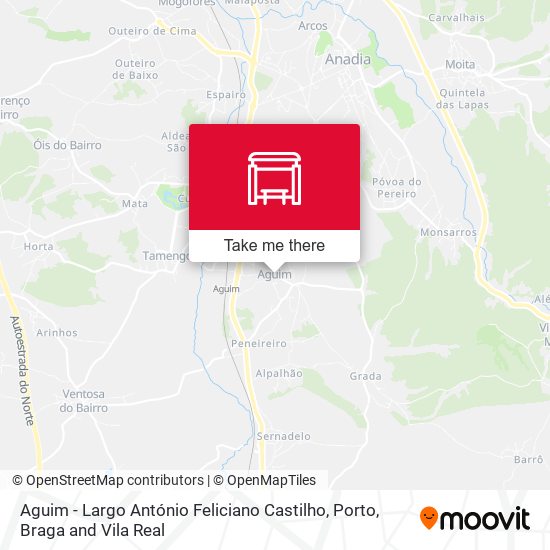 Aguim - Largo António Feliciano Castilho map