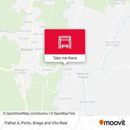 Palhal A map