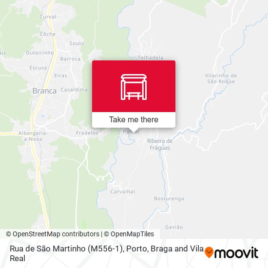 Minas do Palhal A map