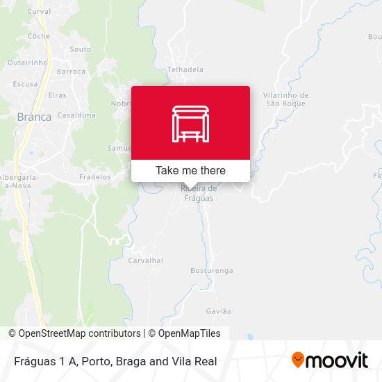 Fráguas 1 A mapa