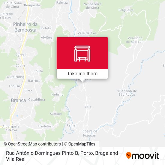 Rua António Domingues Pinto B mapa