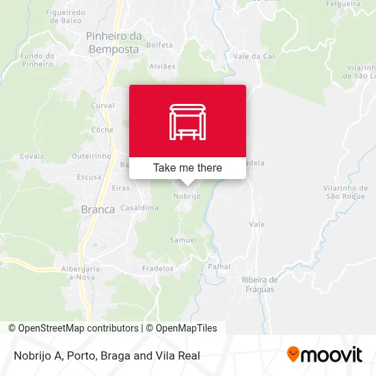 Nobrijo A map