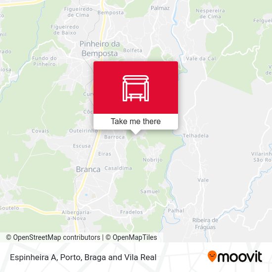 Espinheira A mapa
