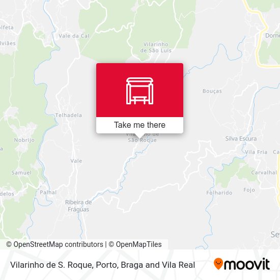 Vilarinho de S. Roque mapa